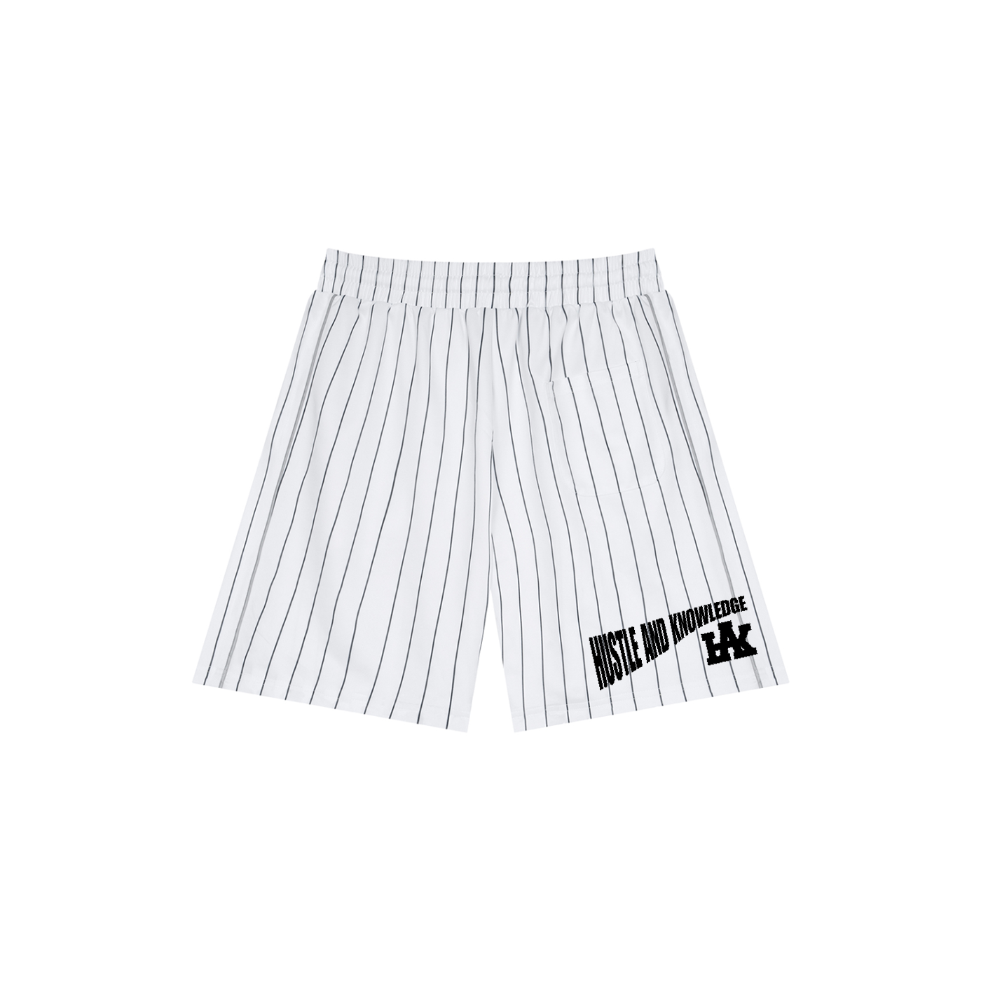 Unisex Striped Loose Fit Shorts