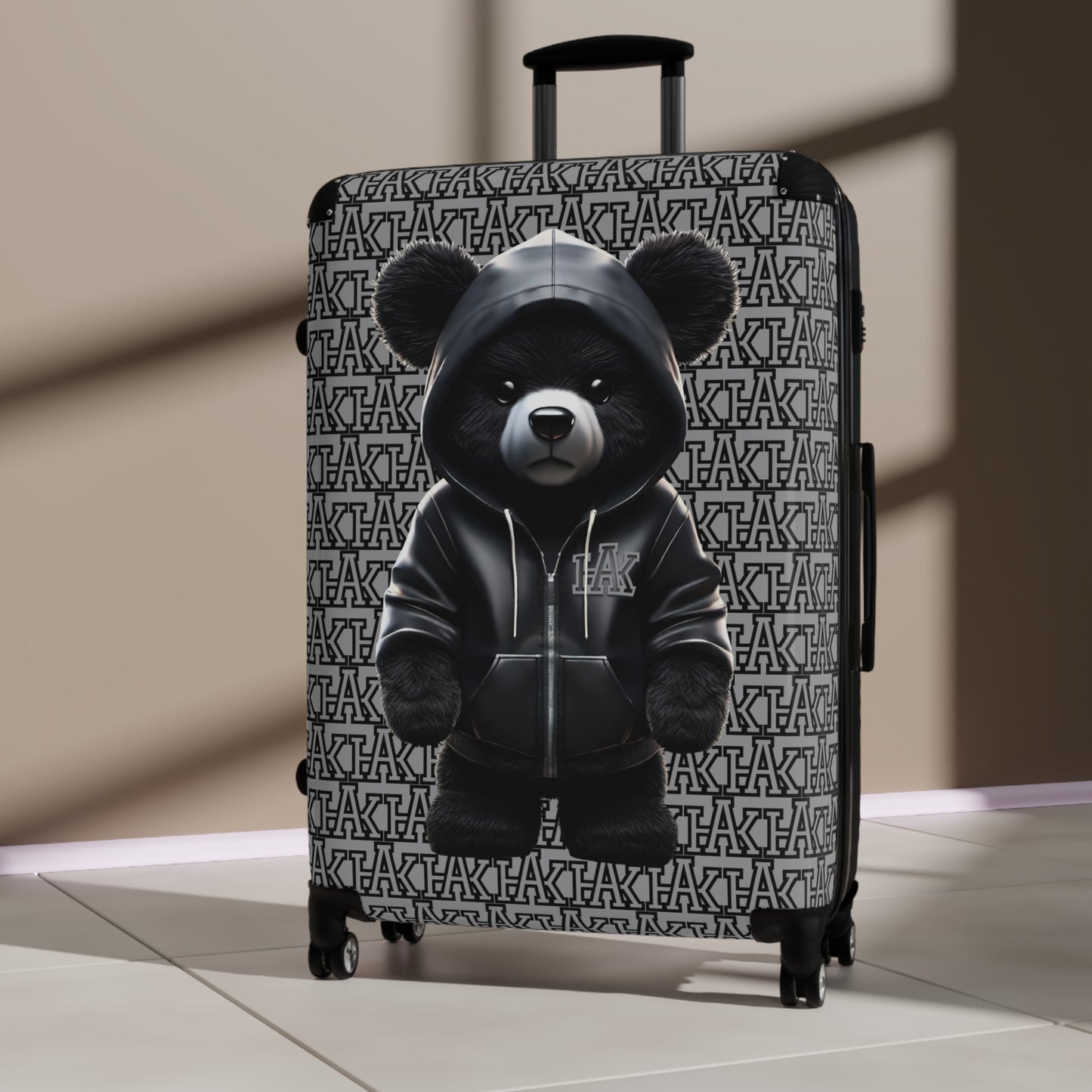 Stylish Bear Design Suitcase for Travel