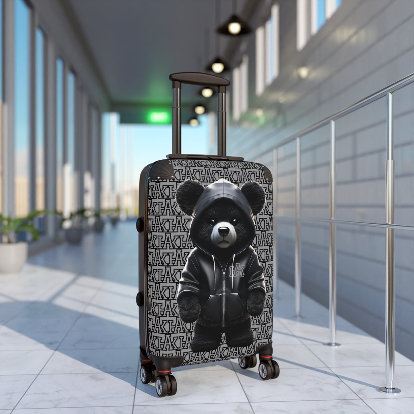 Stylish Bear Design Suitcase for Travel