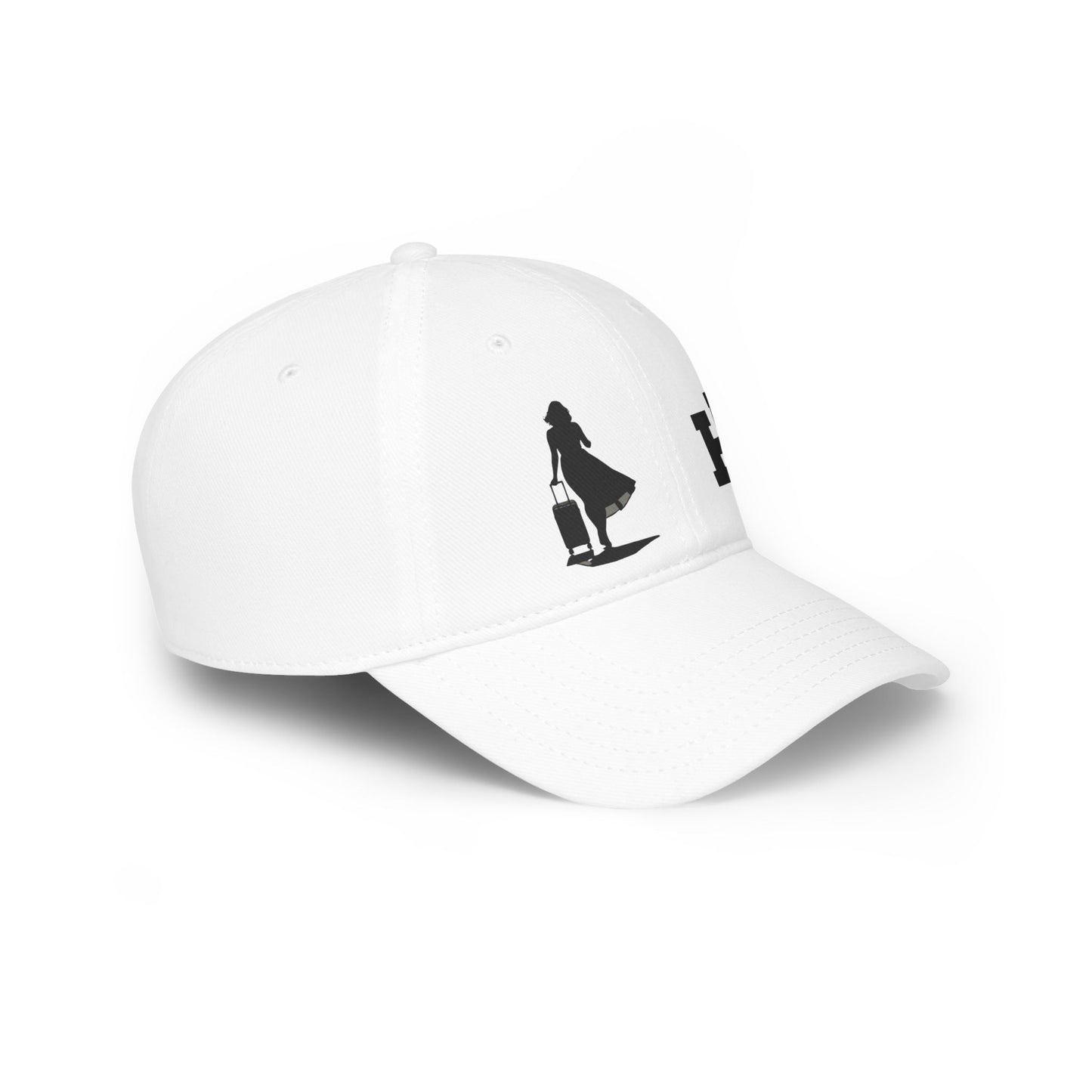 *Travel Style Low Profile Baseball Cap, Vacation Hat, Summer Accessory, Outdoor Gear, Gift for Travelers