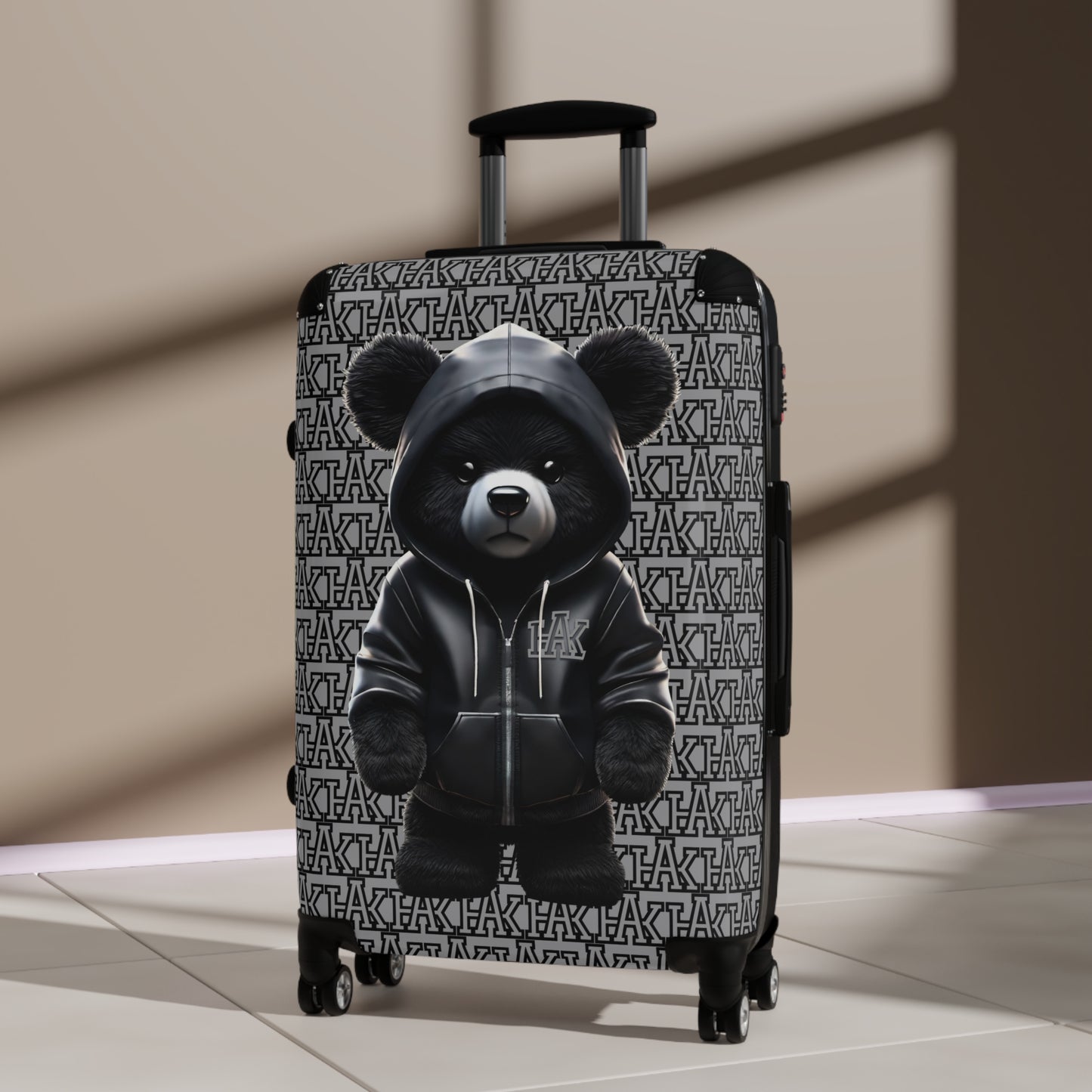 Stylish Bear Design Suitcase for Travel