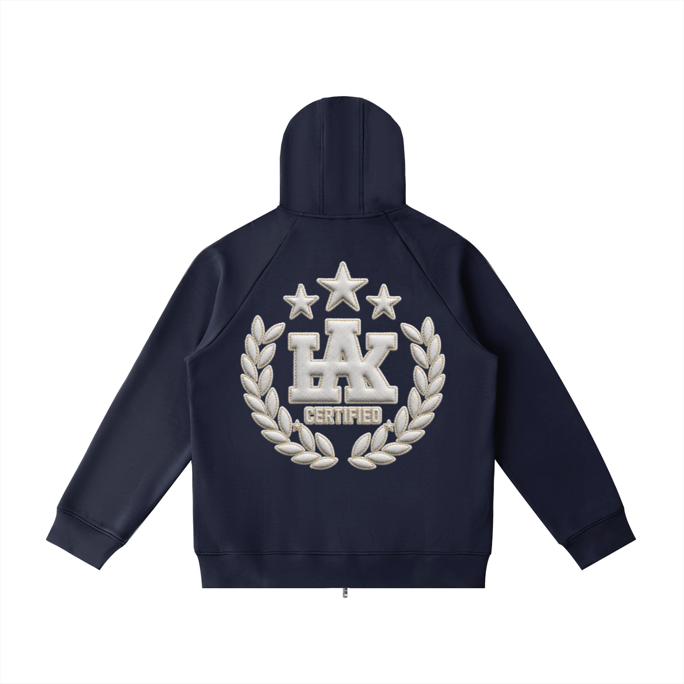 Heavyweight Raglan Sleeve Zip Hoodie