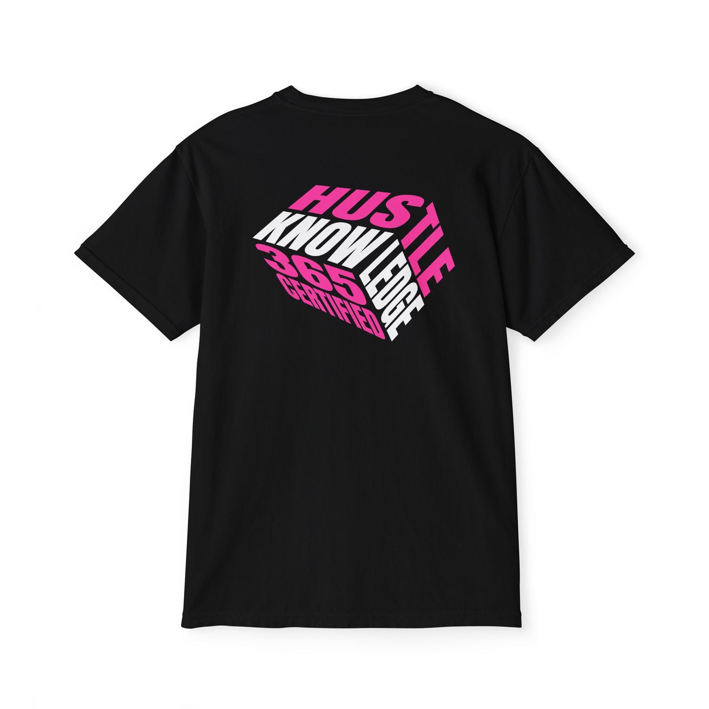 Hustle & Knowledge Unisex Pocket T-Shirt | Garment-Dyed Casual Tee