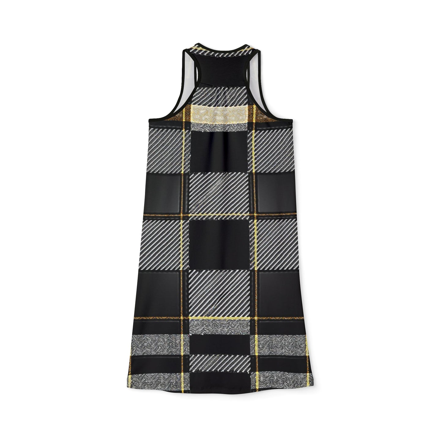 Stylish Plaid Women Racerback Dress - Perfect for Casual Outings & Summer Events