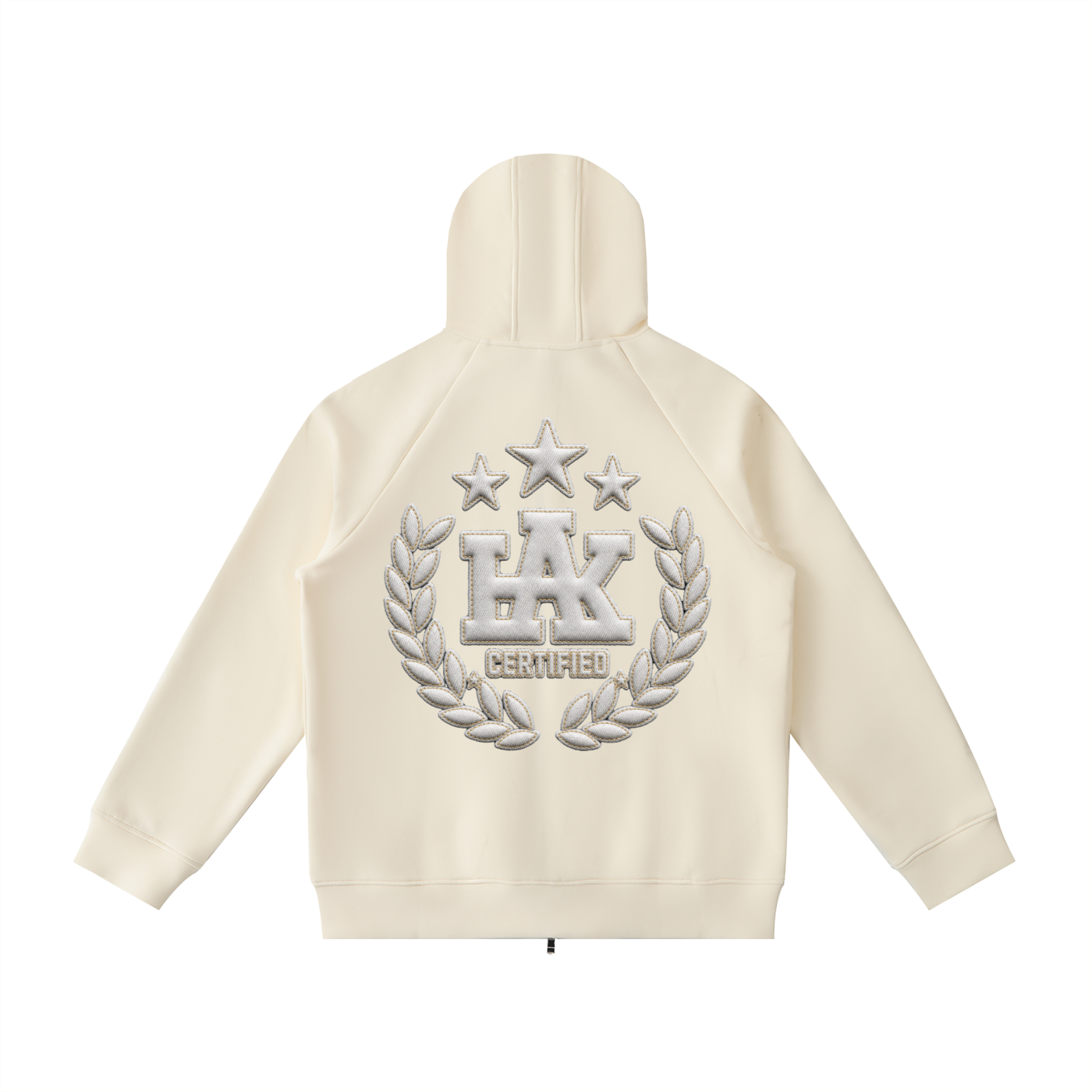 Heavyweight Raglan Sleeve Zip Hoodie