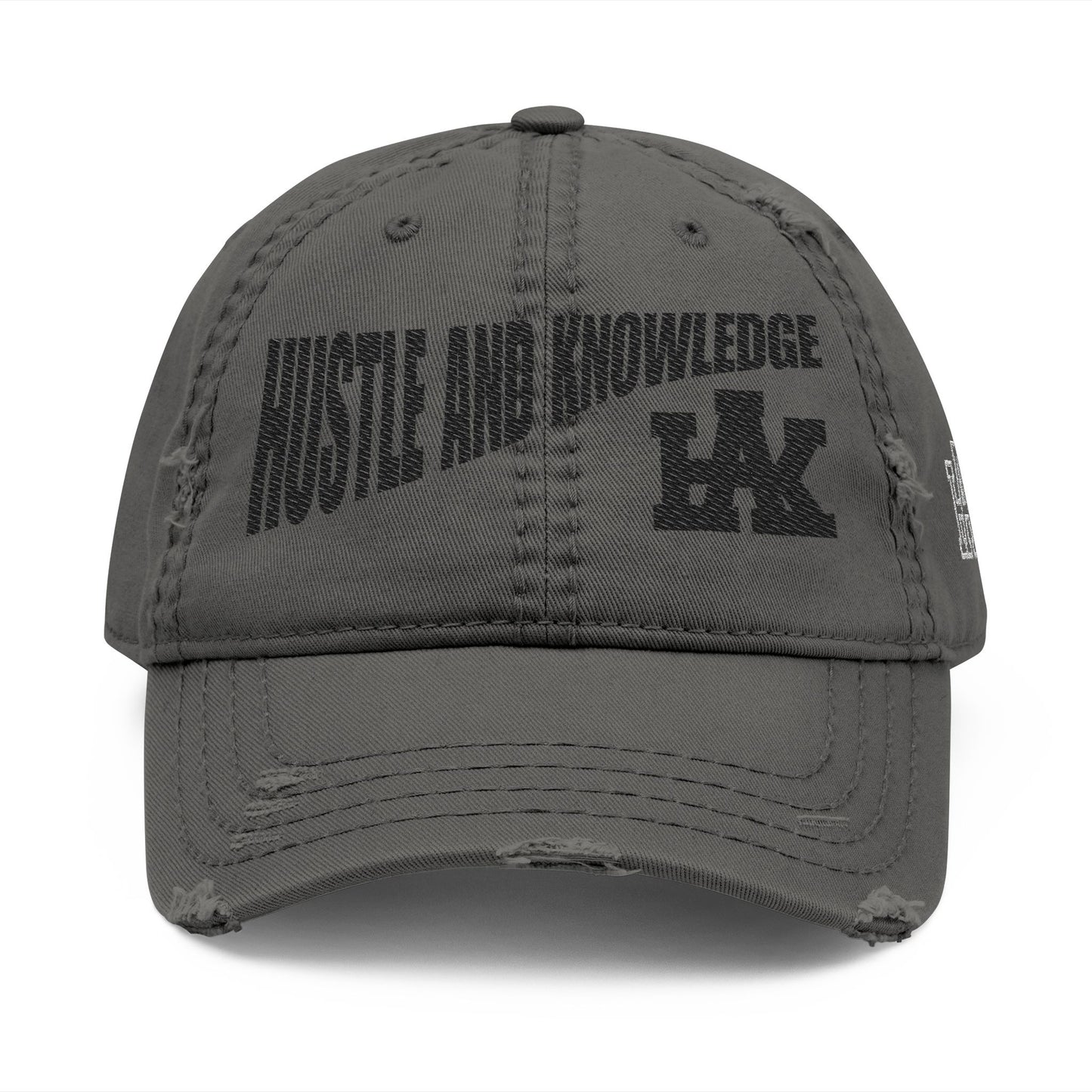 Distressed Dad Hat with Hustle and Knowledge Embroidery | Casual Cap for Dads, Gifts for Father's Day, Trendy Hats, Everyday Wear, [...]