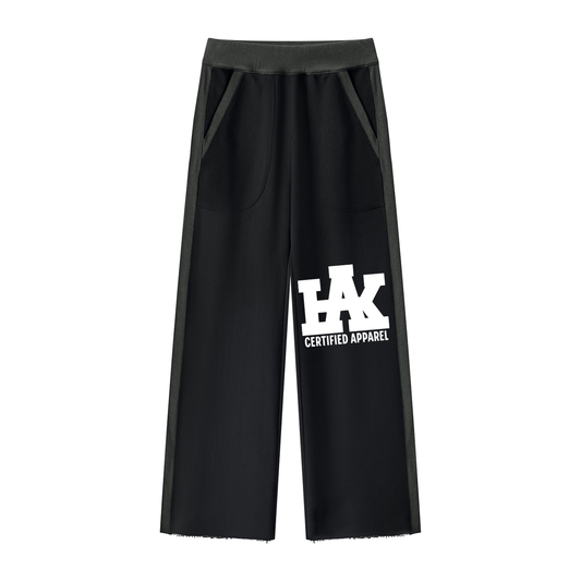 Women's Color Block Raw Hem Sweatpants