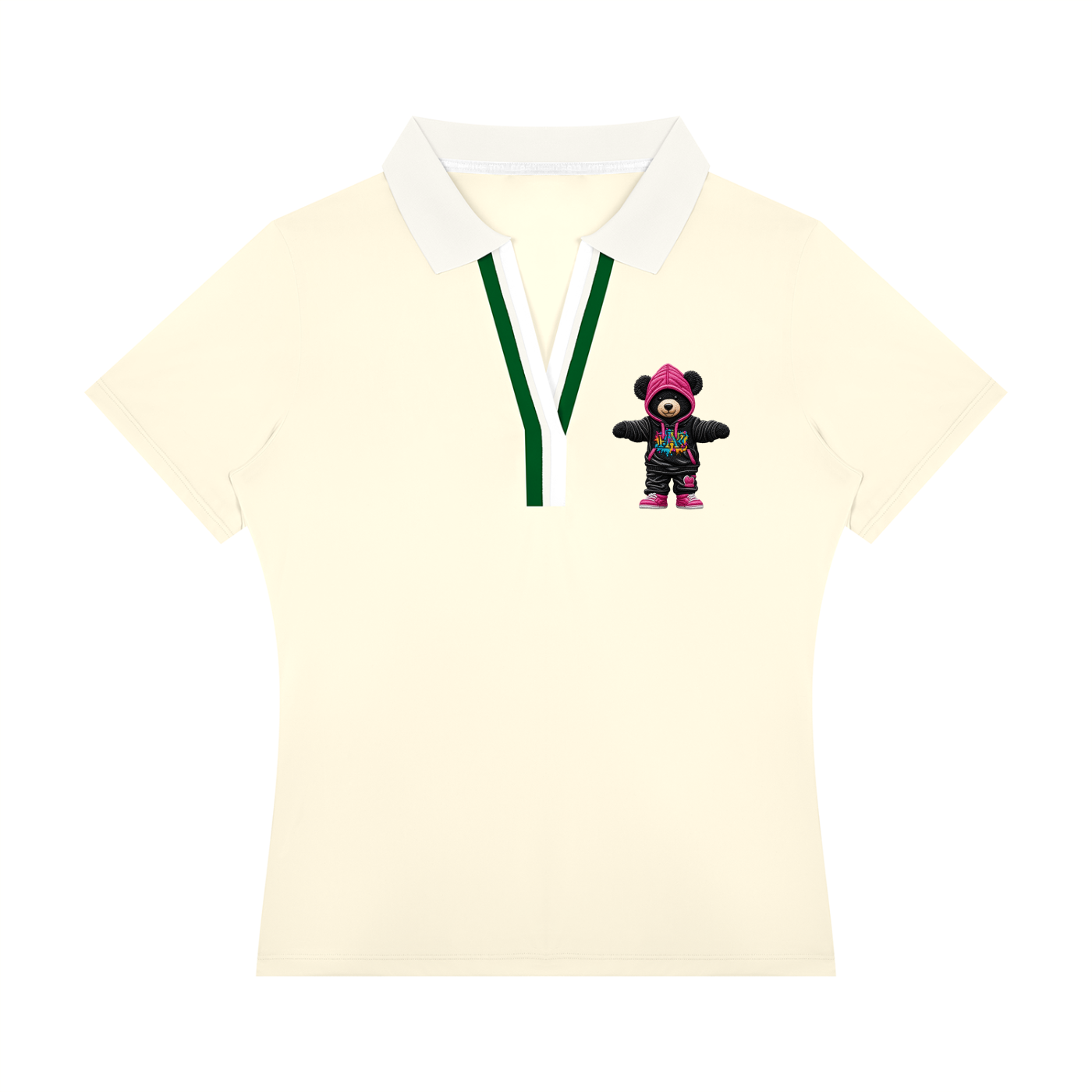 Women’s Color Block Polo Shirt
