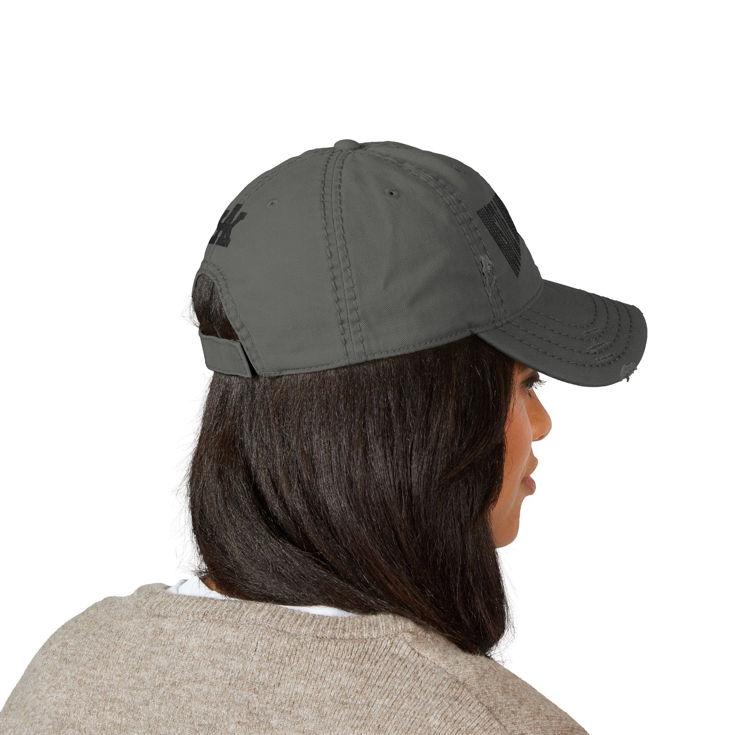 Distressed Dad Hat with Hustle and Knowledge Embroidery | Casual Cap for Dads, Gifts for Father's Day, Trendy Hats, Everyday Wear, [...]