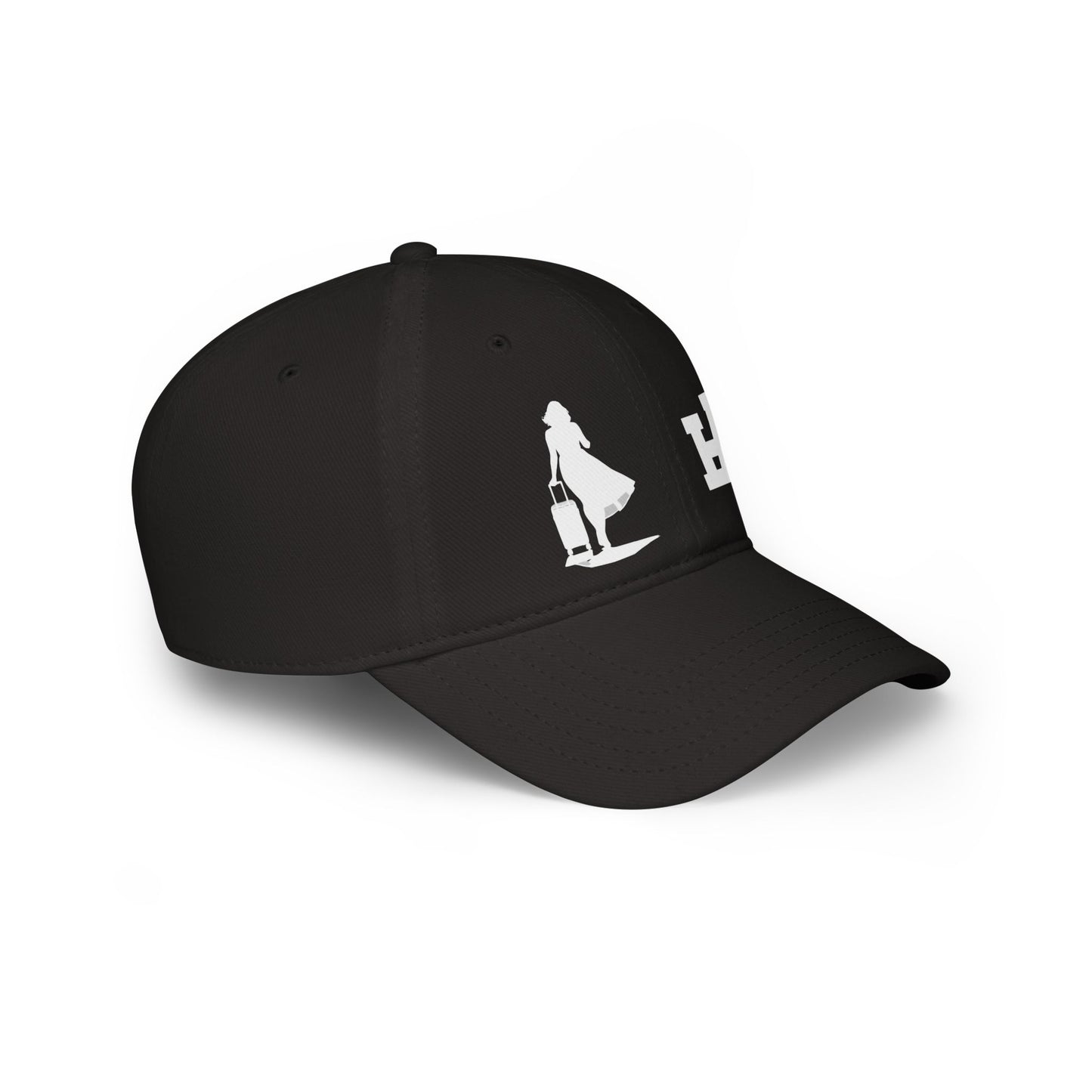 *Travel Style Low Profile Baseball Cap, Vacation Hat, Summer Accessory, Outdoor Gear, Gift for Travelers