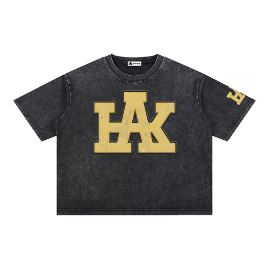 Mineral Wash Boxy Cotton T-Shirt