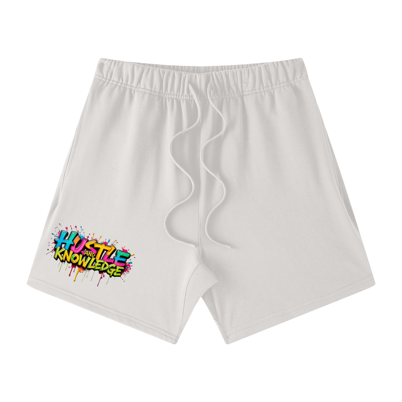 Unisex Earth Tone Loose Fit Cotton Shorts