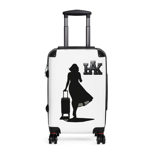 *Travel Suitcase, Stylish Luggage, Fashionable Carry-On, Travel Accessory, Personalized Travel Gift