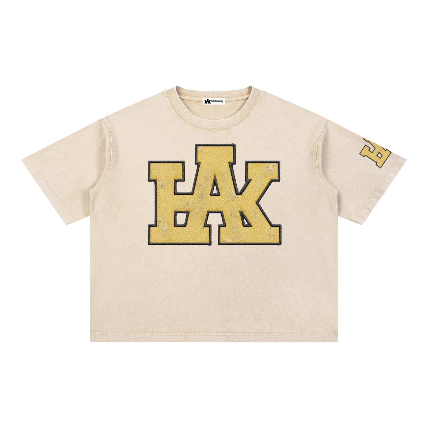 Mineral Wash Boxy Cotton T-Shirt