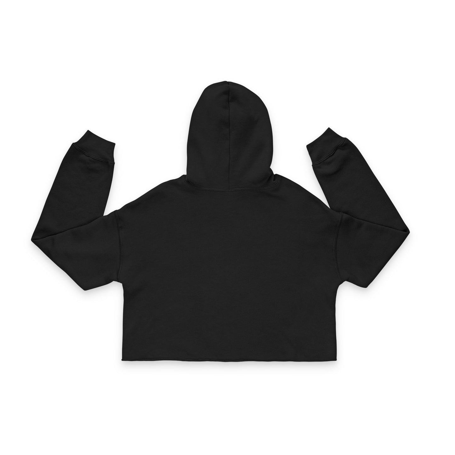 Edgy Women's Cropped Hoodie with Graphic Print - Casual Streetwear, Gift for Her, Trendy Outfit, Fall Fashion, Unique Style