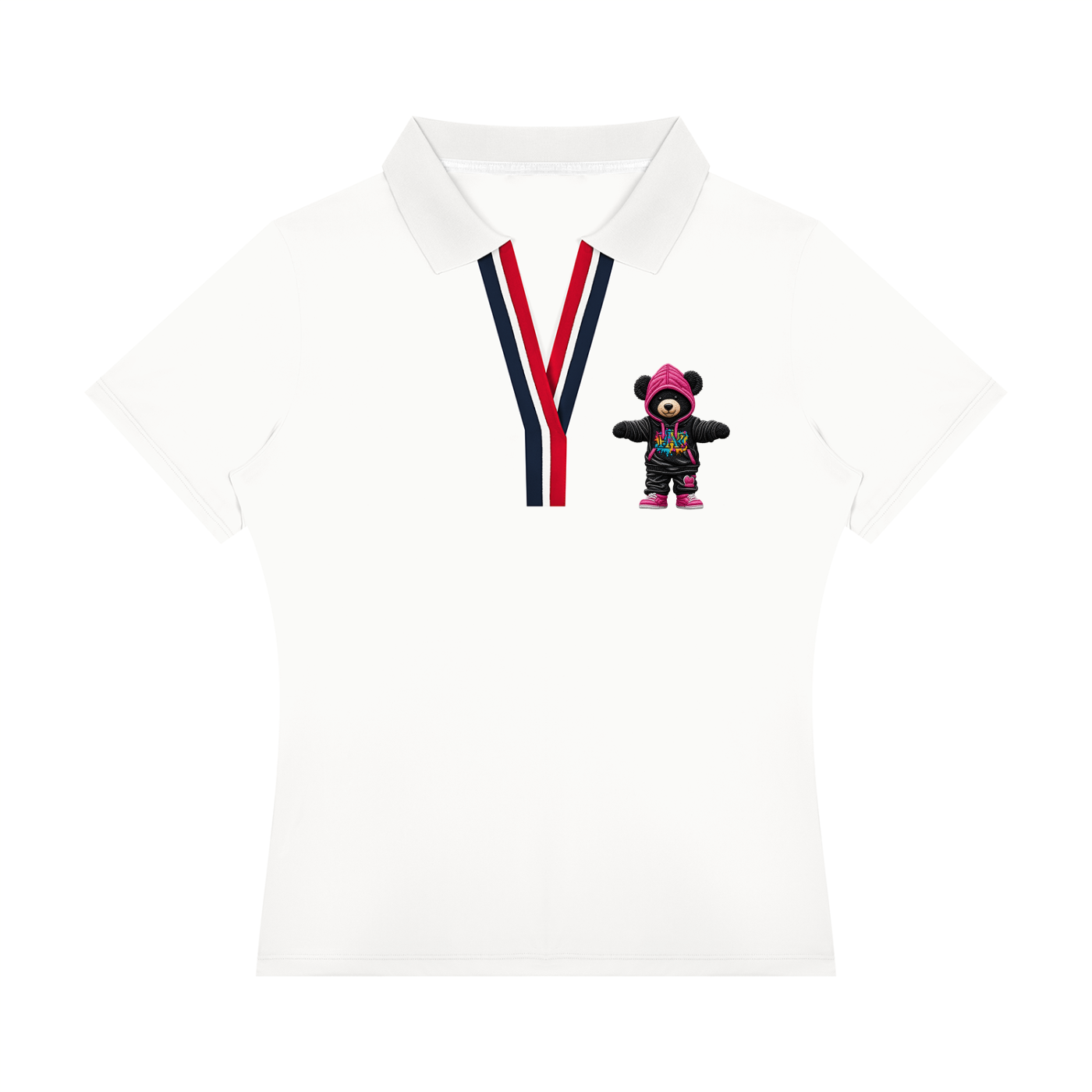 Women’s Color Block Polo Shirt