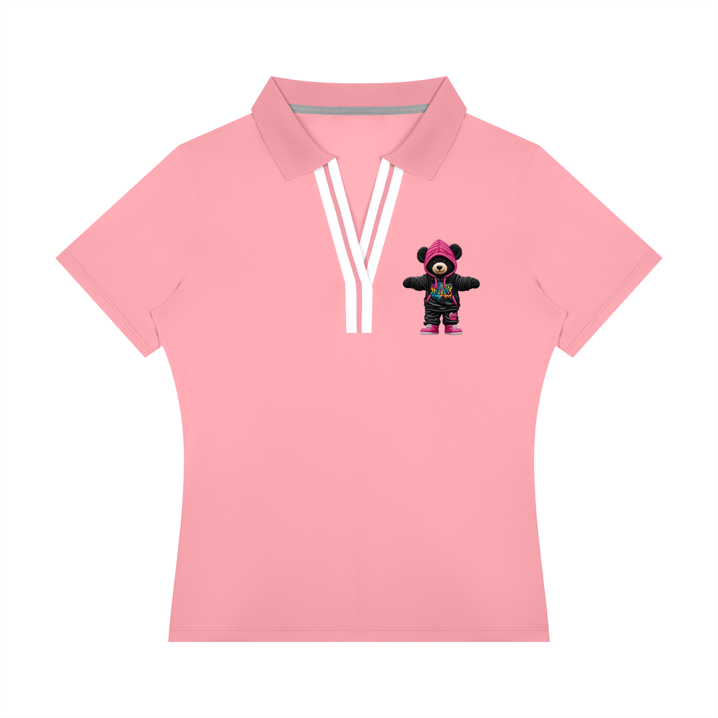 Women’s Color Block Polo Shirt