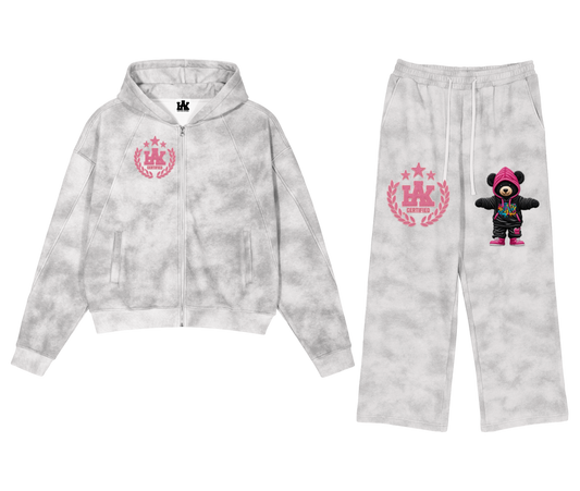 Dirty Washed Fleece Sweatsuit