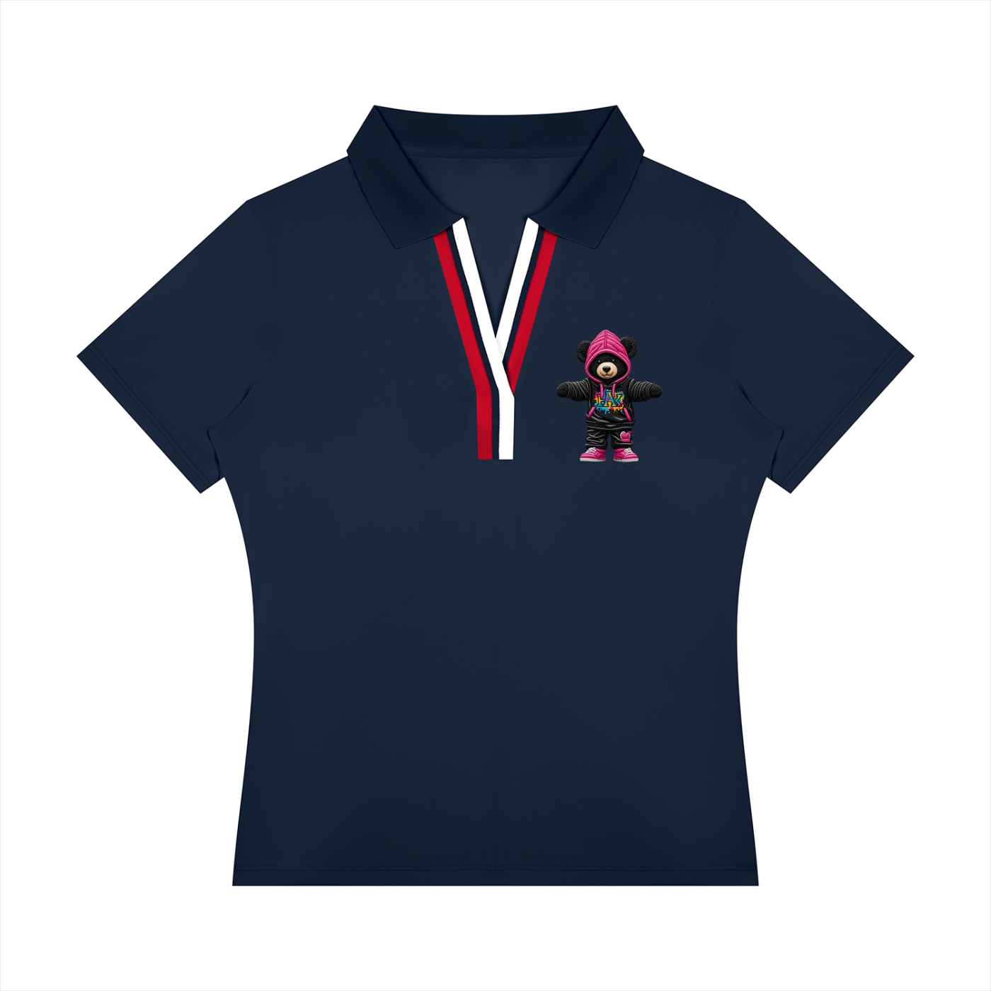 Women’s Color Block Polo Shirt