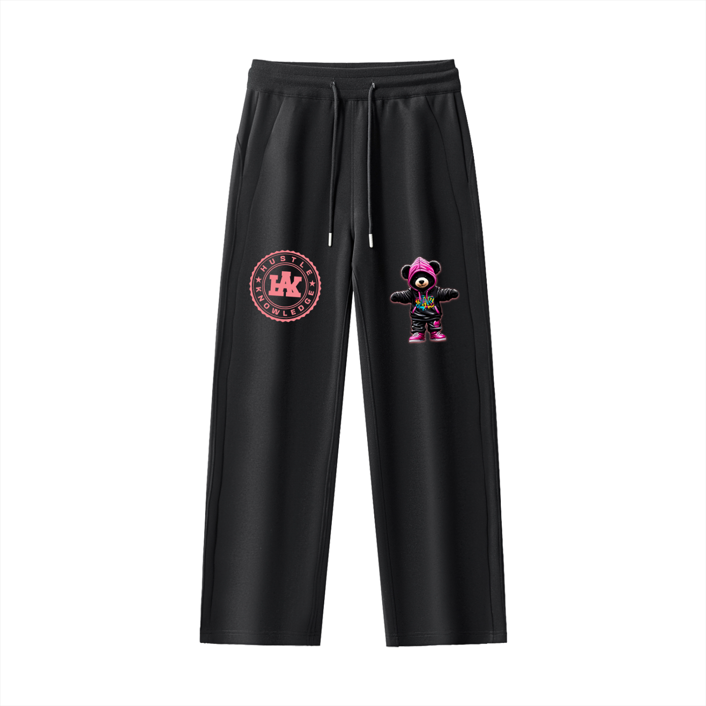 Essential Drawstring Straight-Leg Sweatpants