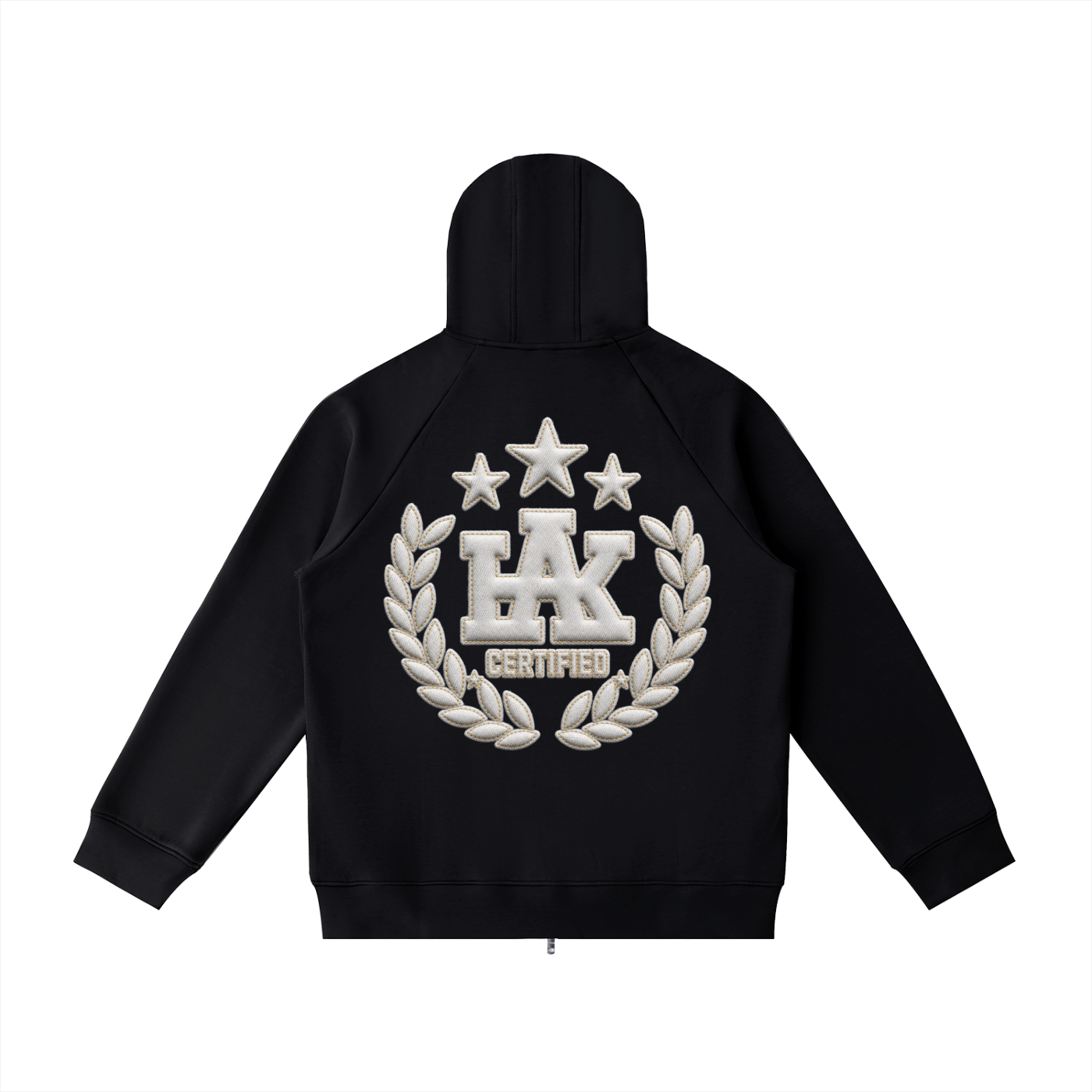 Heavyweight Raglan Sleeve Zip Hoodie