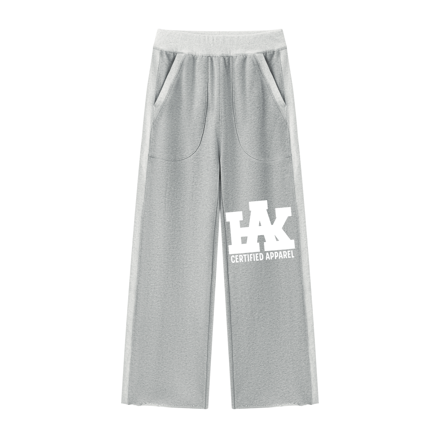 Women's Color Block Raw Hem Sweatpants
