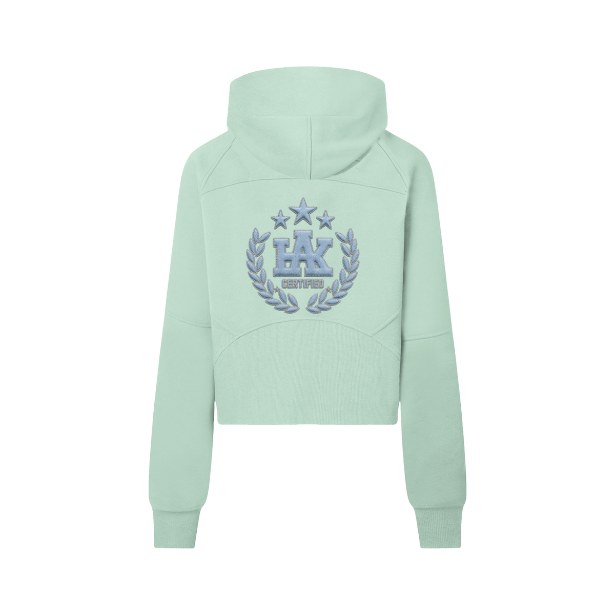 Cropped Half-Zip Hoodie