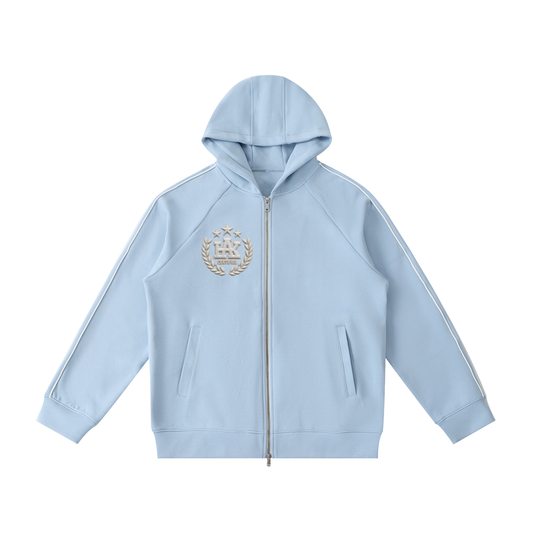 Heavyweight Raglan Sleeve Zip Hoodie
